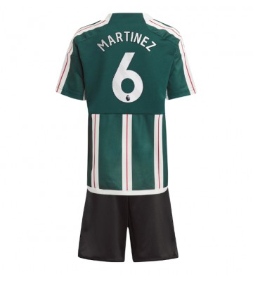 Manchester United Lisandro Martinez #6 Udebanesæt Børn 2023-24 Kort ærmer (+ korte bukser)